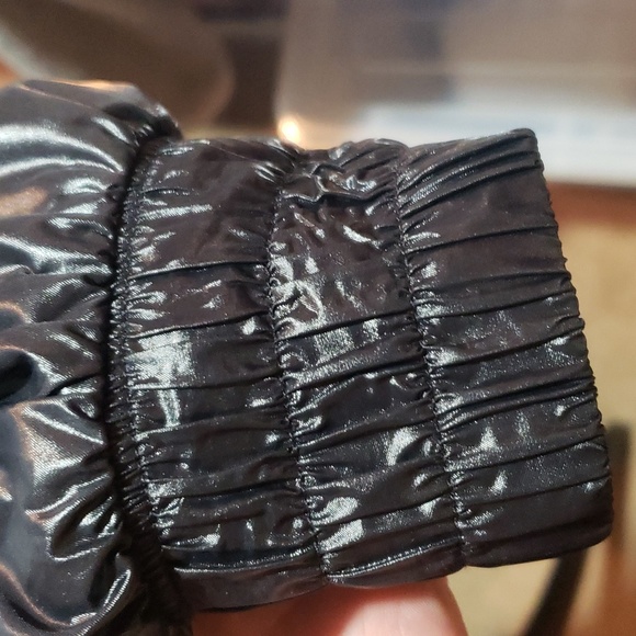 Gorg Northface zip up jacket windbreaker black with pink lining - Picture 7 of 12